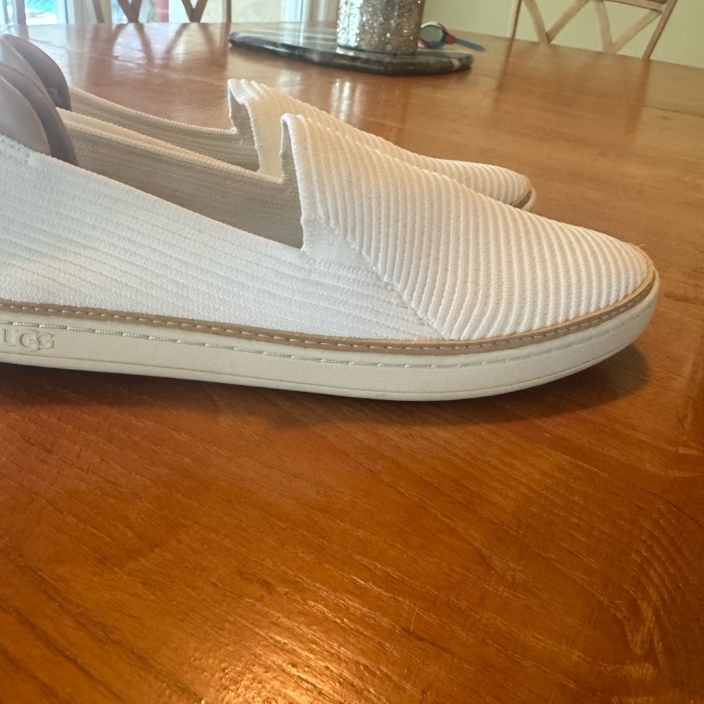 UGG White Slip-On Shoes